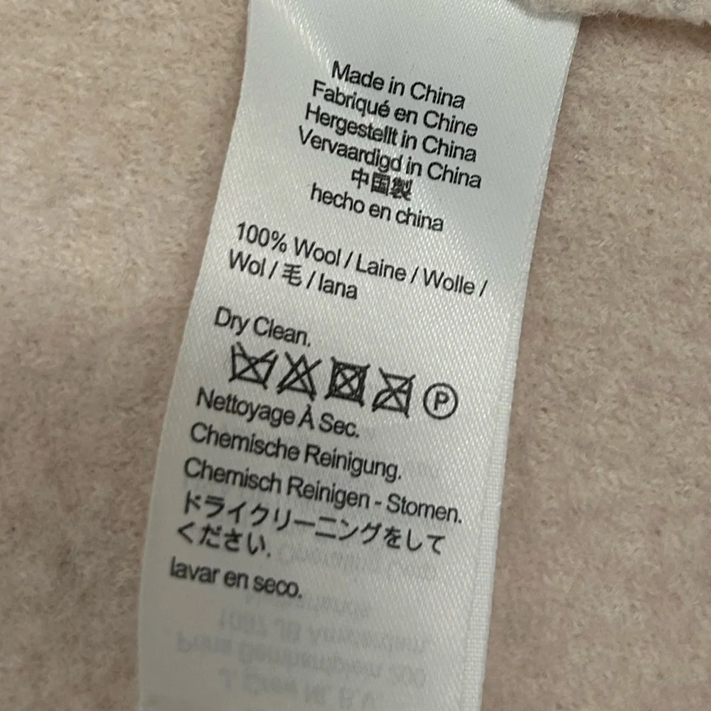 J crew 100% wool cream coat - Picture 4 of 4